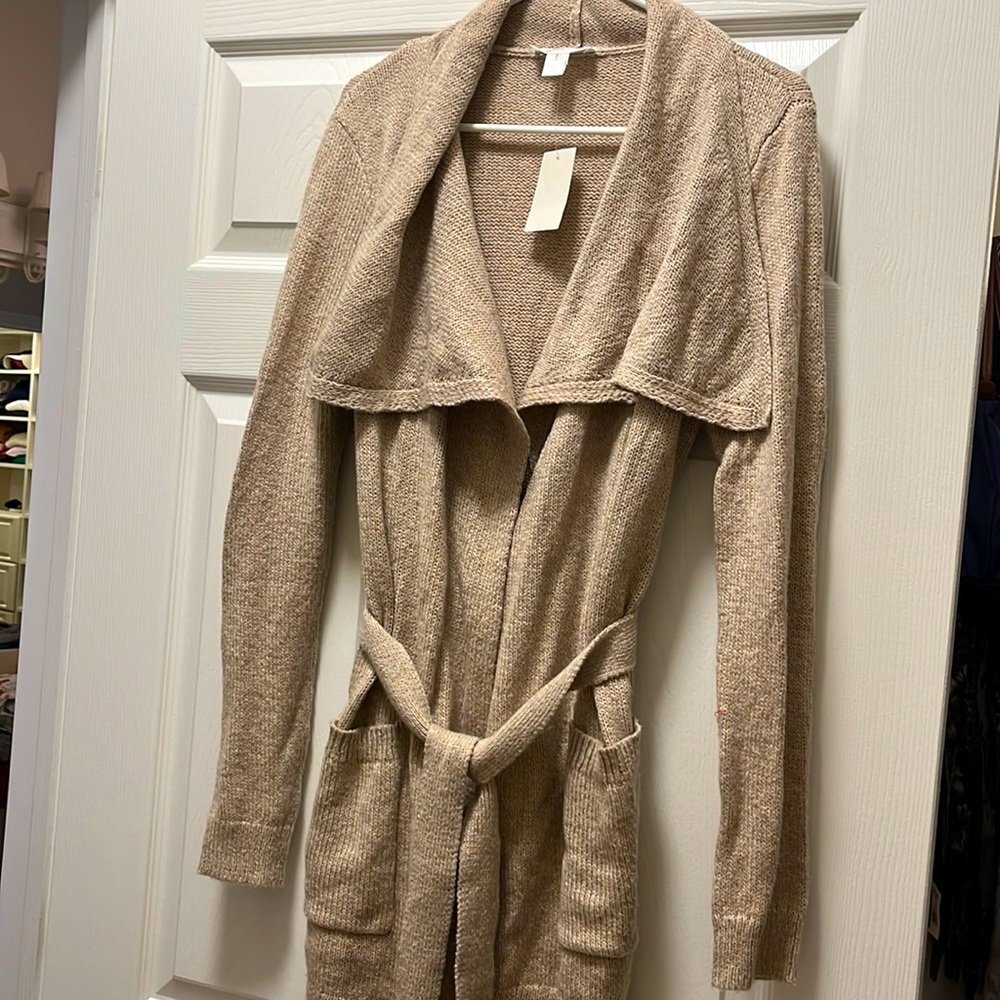 Motherhood Maternity wrap sweater, Size Small